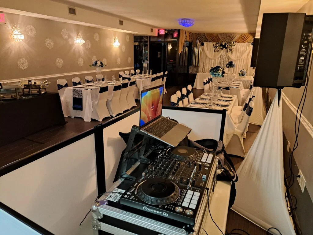 DJ entertainment and event lighting at Skylight Hall Queens NY
